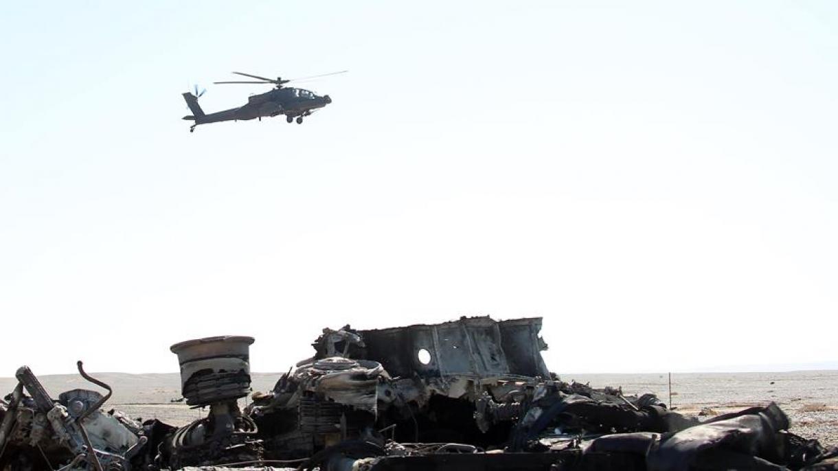 یک فروند هلی کوپتر نظامی مصر سقوط کرد