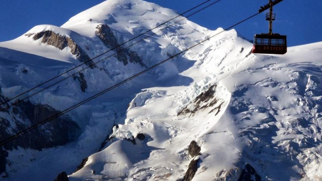 وقوع برفکوچ در سلسله ‌کوه‌های آلپ فرانسه