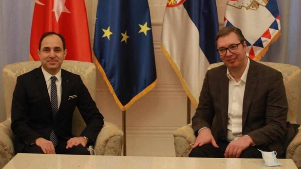 رئیس جمهور صربستان، سفیر ترکیه در بلگراد را به حضور پذیرفت