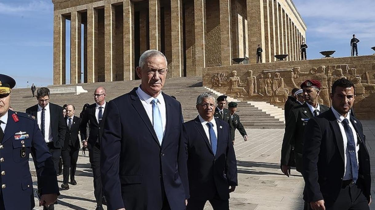 Hivatalos látogatásra Türkiyébe érkezett Benny Gantz Izrael honvédelmi minisztere