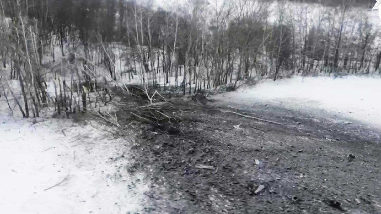 一架军用运输机在俄罗斯伊万诺瓦坠毁