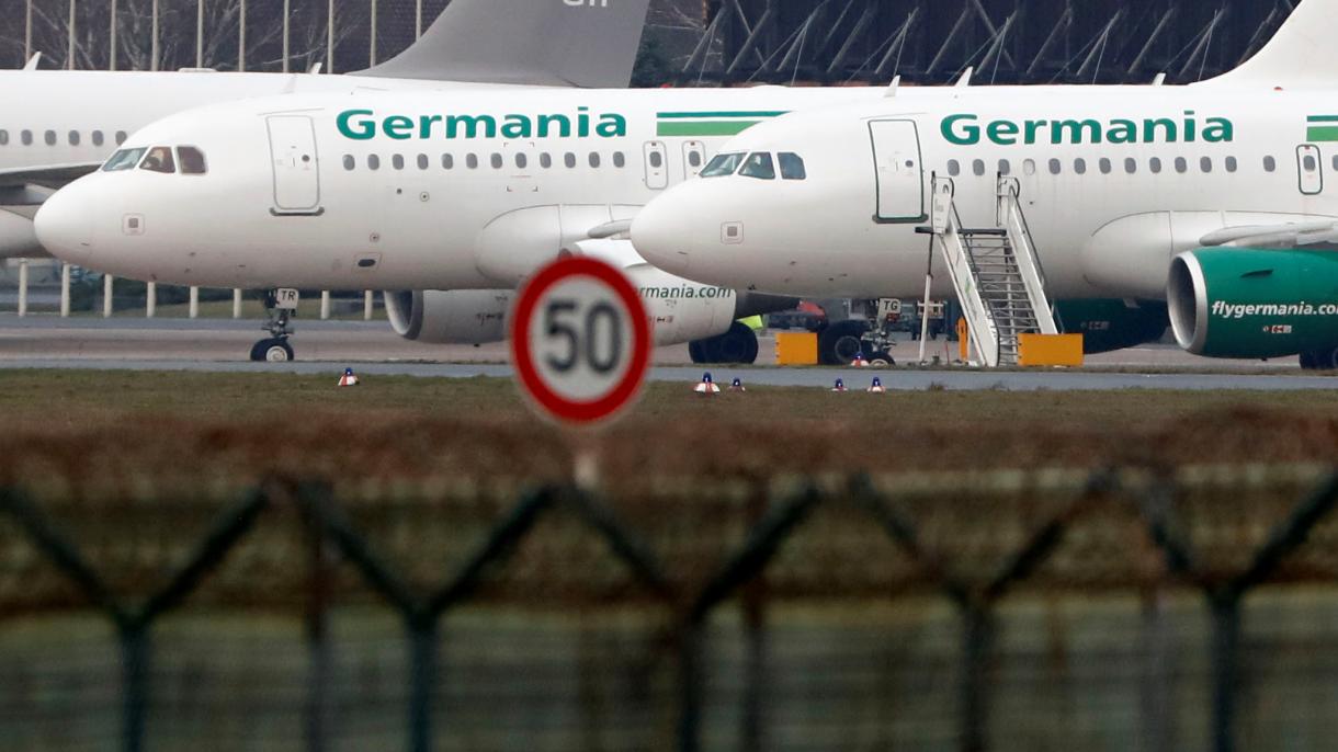 Aerolínea Germania se declara en quiebra