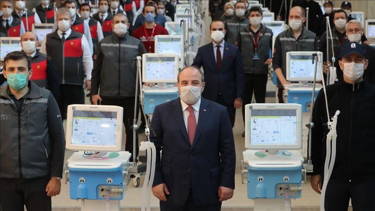 در«شفاخانه شهری» ولایت استانبول  از دستگاه تنفس مصنوعی بومی تورکیه استفاده میشود
