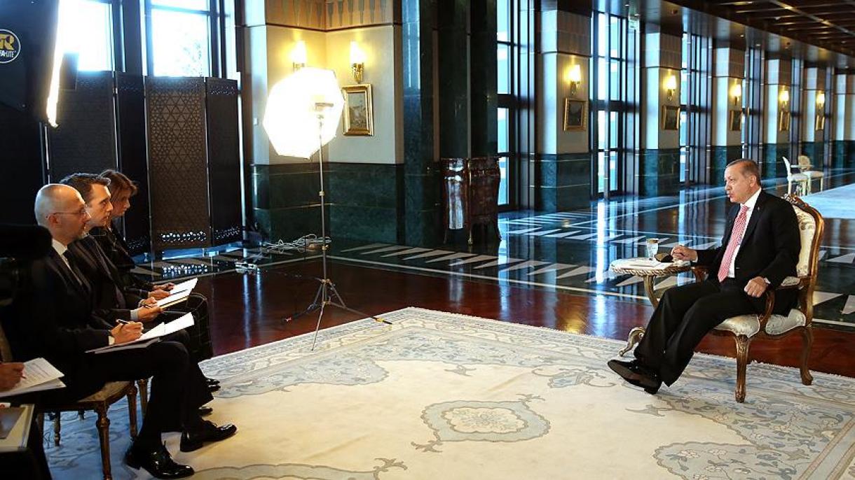 Интервю на президента Ердоган за Ройтерс...