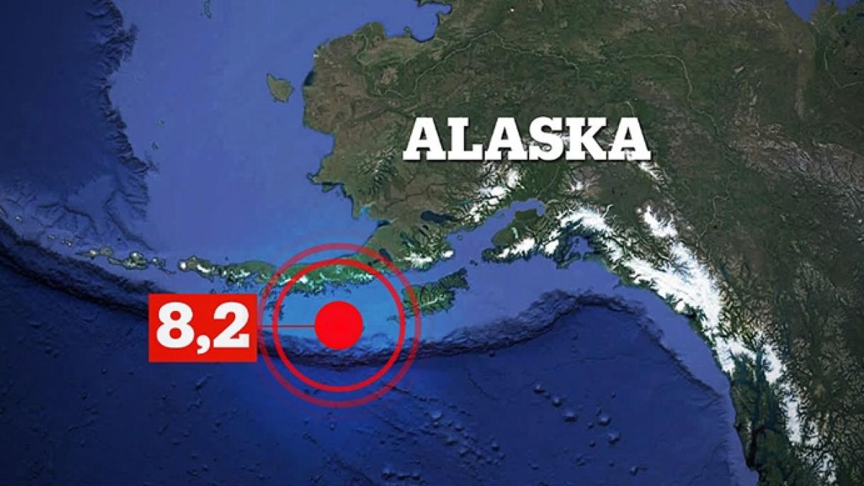 آلاسکادا ۸،۲ بؤیوکلوگونده زلزله