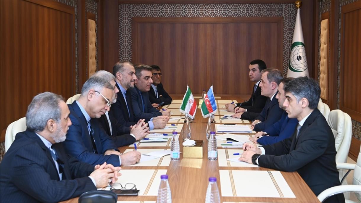 دیدار وزرای امور خارجه جمهوری آذربایجان و ایران در جده