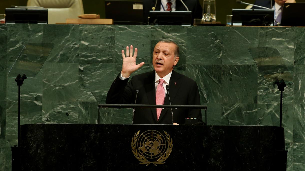 سخنان مهم اردوغان در مجمع عمومی سازمان ملل متحد