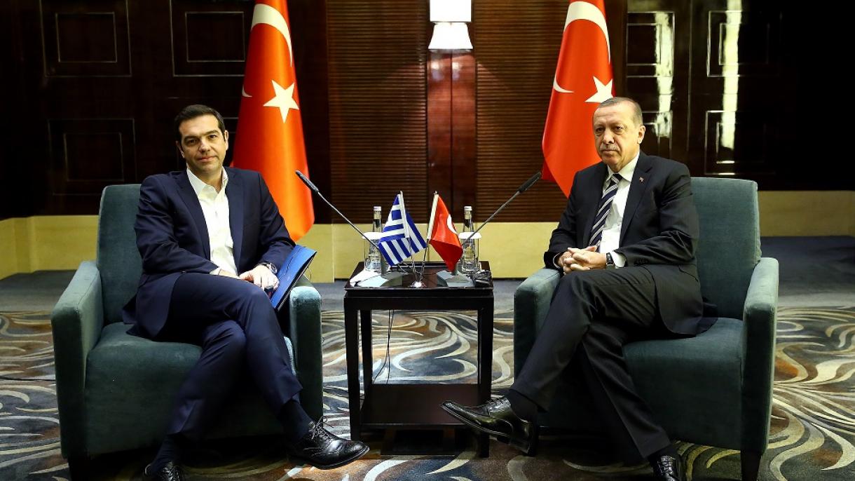 Με τον Έλληνα πρωθυπουργό συναντήθηκε ο ΠτΔ Ερντογάν
