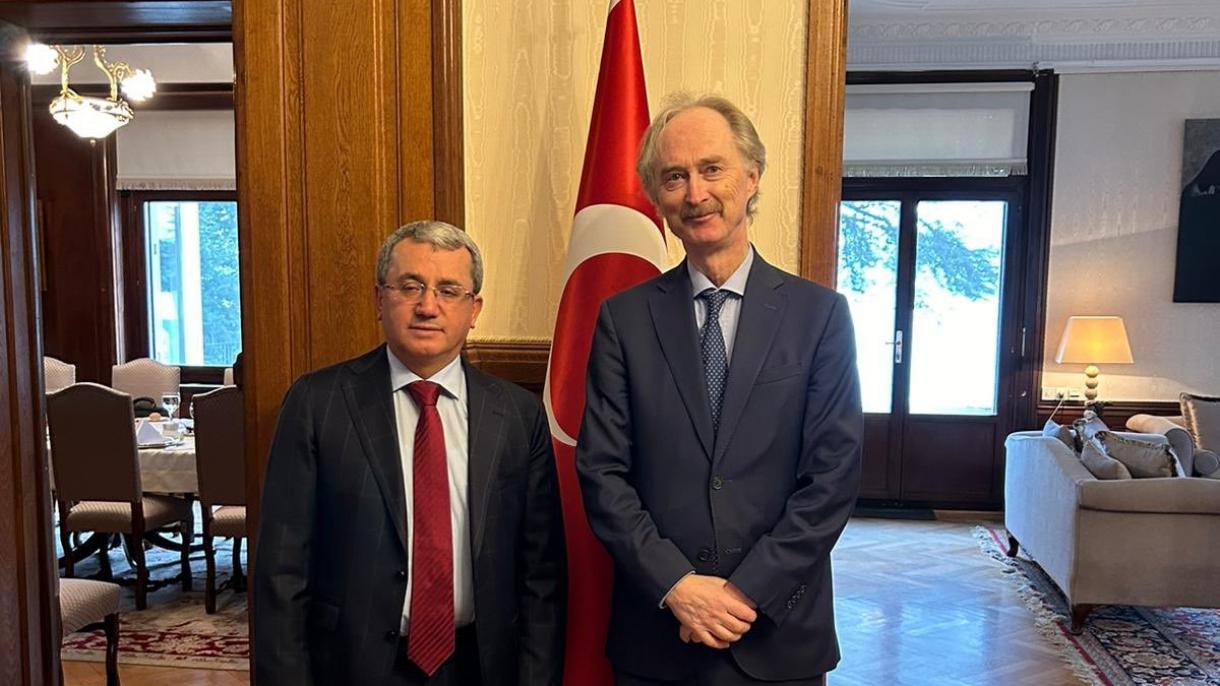 Ахмет Йълдъз се срещна със специалния представител на Генералния секретар на ООН за Сирия
