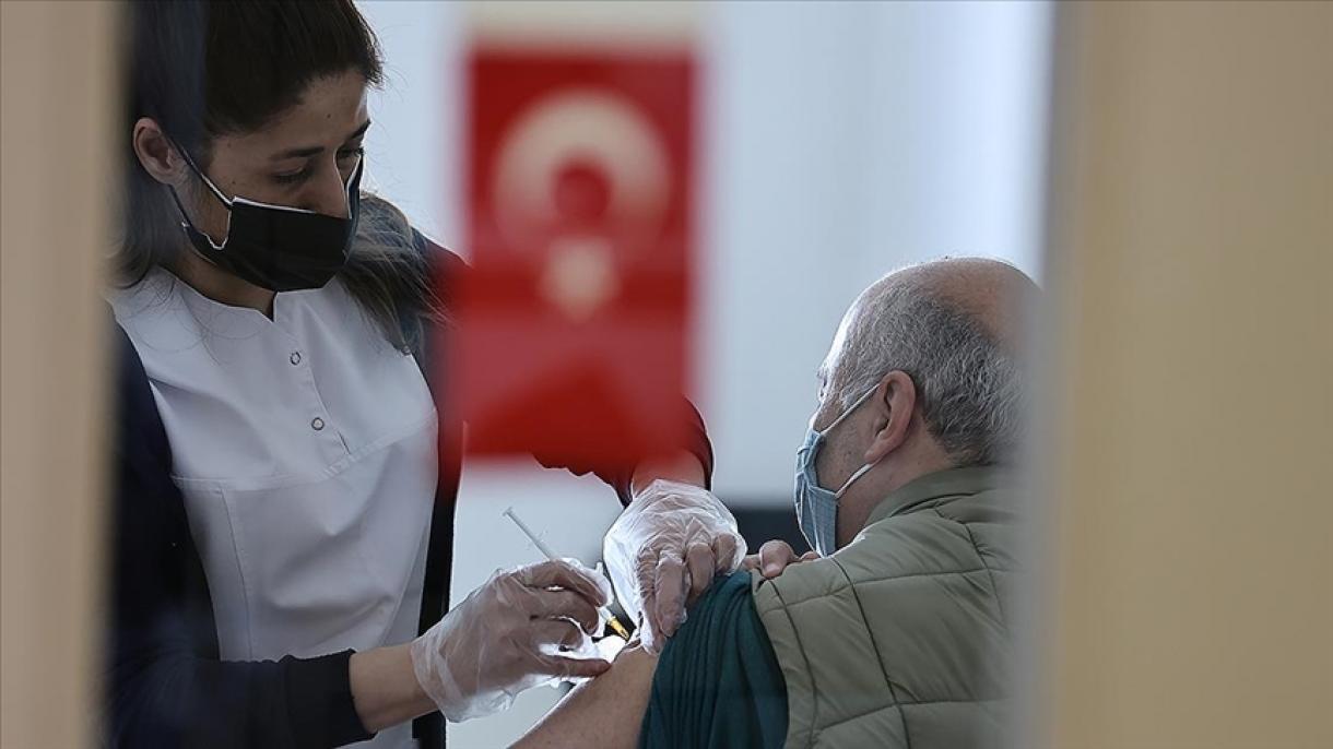 Türkiyədə ikinci mərhələ üzrə vaksinasiya olunanların sayı 10 milyonu keçib