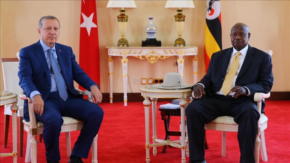 Эрдоган Уганданын президенти менен сүйлөштү