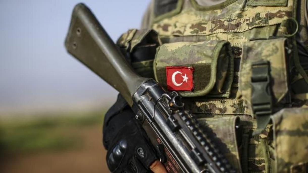 一名土耳其士兵在爪锁行动区牺牲