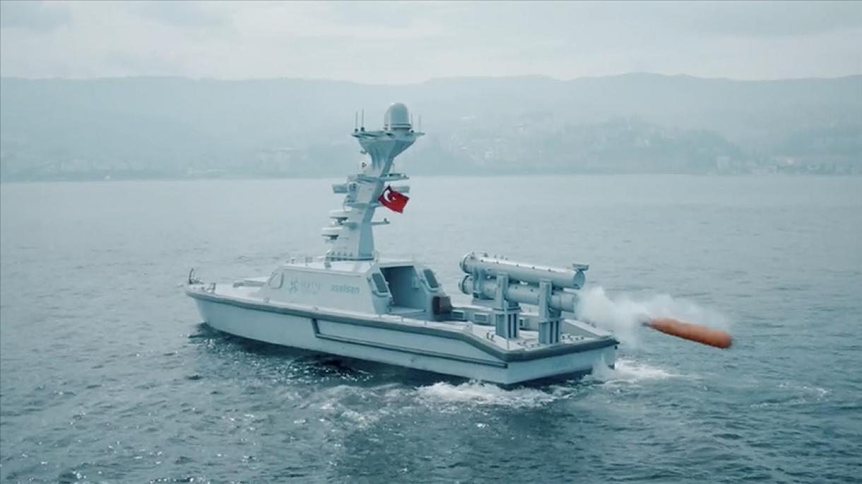 MIR 无人海上航行器首次发射鱼雷