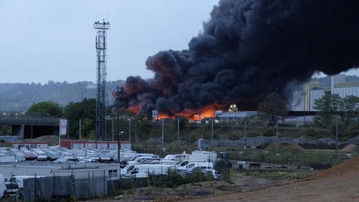 آتش سوزی در فرانسه