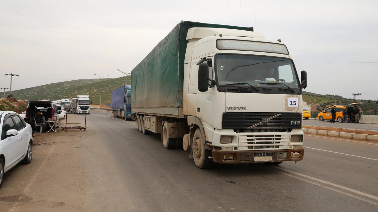 BMT Suriyanın İdlib şəhərinə humanitar yardımı göndərdi