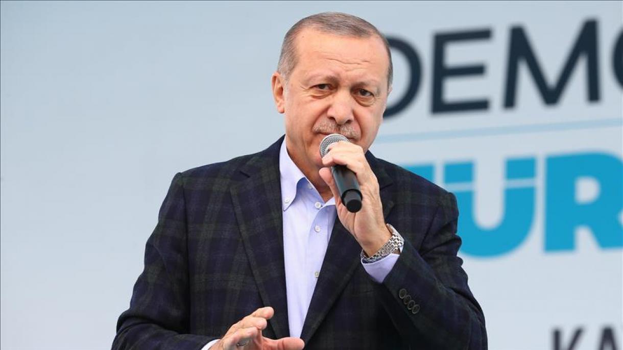 Erdogan discursó en Kayseri e hizo declaraciones importantes