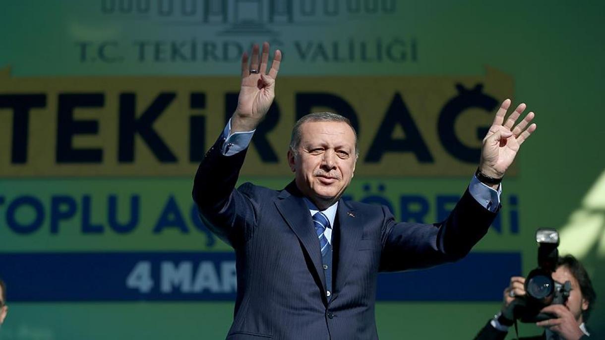اردوغان: تا خشکاندن کامل ریشه های تروریسم به مبارزه خود ادامه خواهیم داد