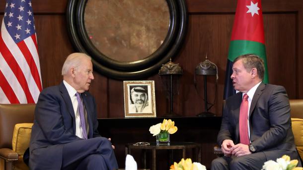 Joe Biden visitou a Jordânia como parte de sua viagem ao Oriente Médio