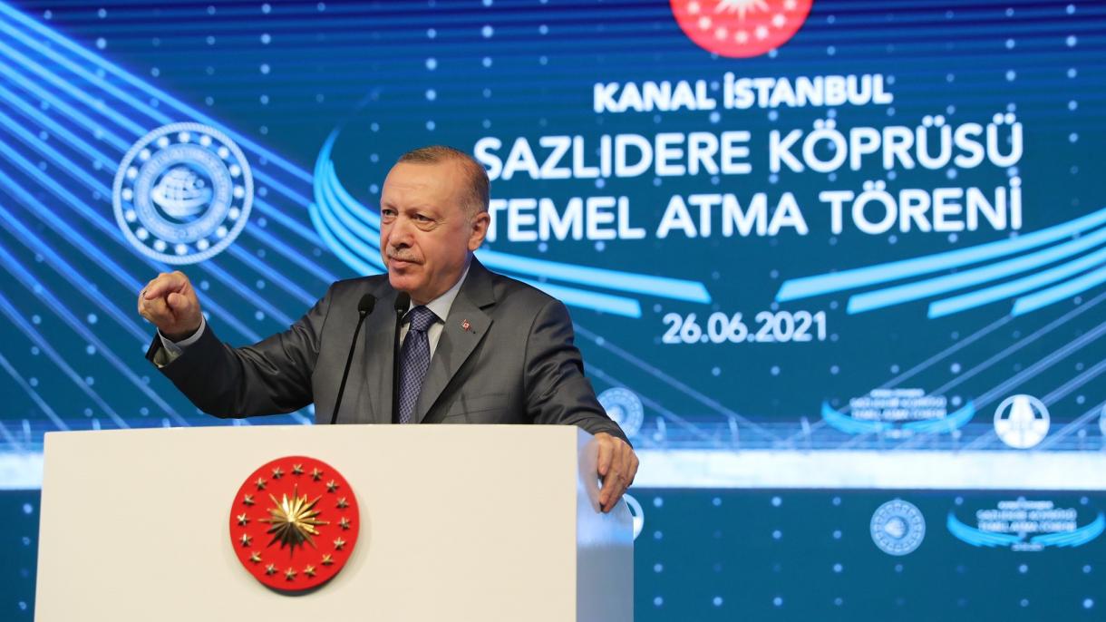 Erdogan:  Canale Istanbul è necessario per la sicurezza di Istanbul