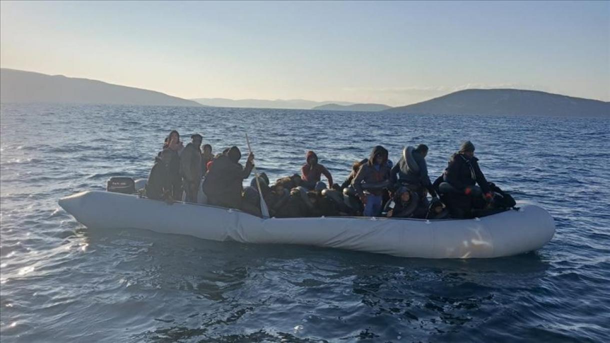 Спасени бяха мигранти изтикани от гръцките катери в турски води...