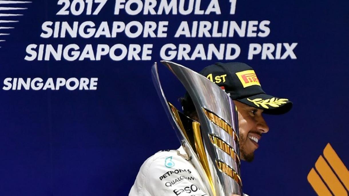 F1: Lewis Hamilton obtiene su tercera victoria consecutiva