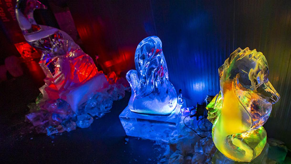 El único museo de hielo de Türkiye recibió a miles de visitantes
