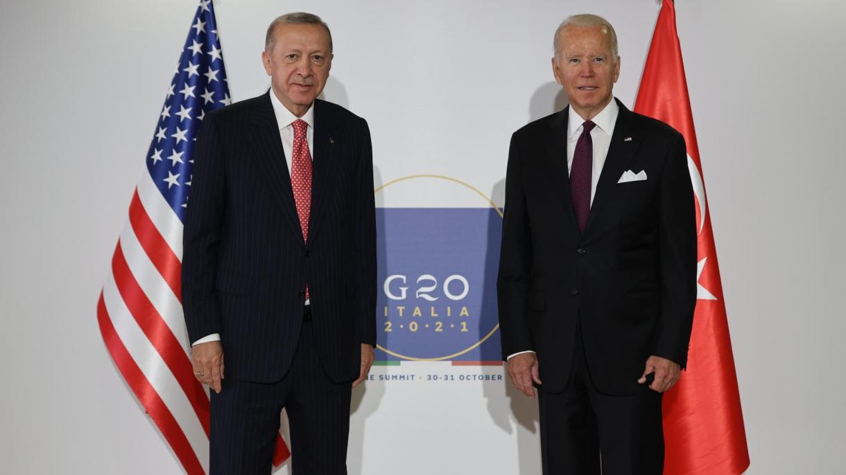 دیدار اردوغان و بایدن روسای جمهور ترکیه و آمریکا در حاشیه اجلاس سران گروه 20 در رم آغاز شد