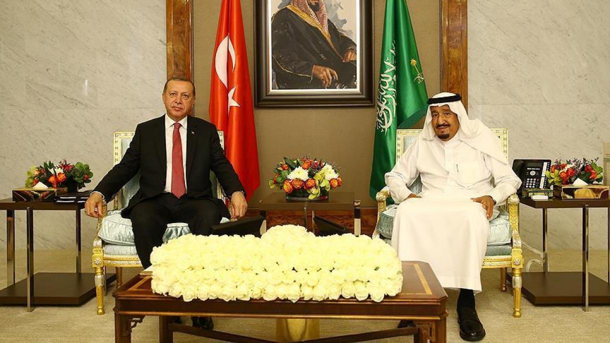 Президент Ердоған және король Абдулазиз телефонмен әңгімелесті