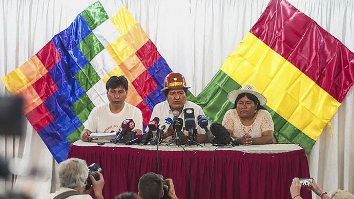 Evo Morales se reúne con dirigentes de su partido en Buenos Aires