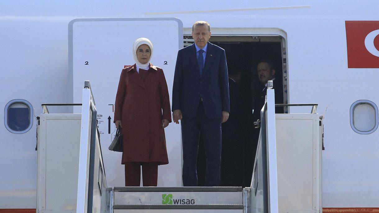 Turkiya prezidenti Rajap Tayyip Erdo’g’an Germaniyaga yetib bordi