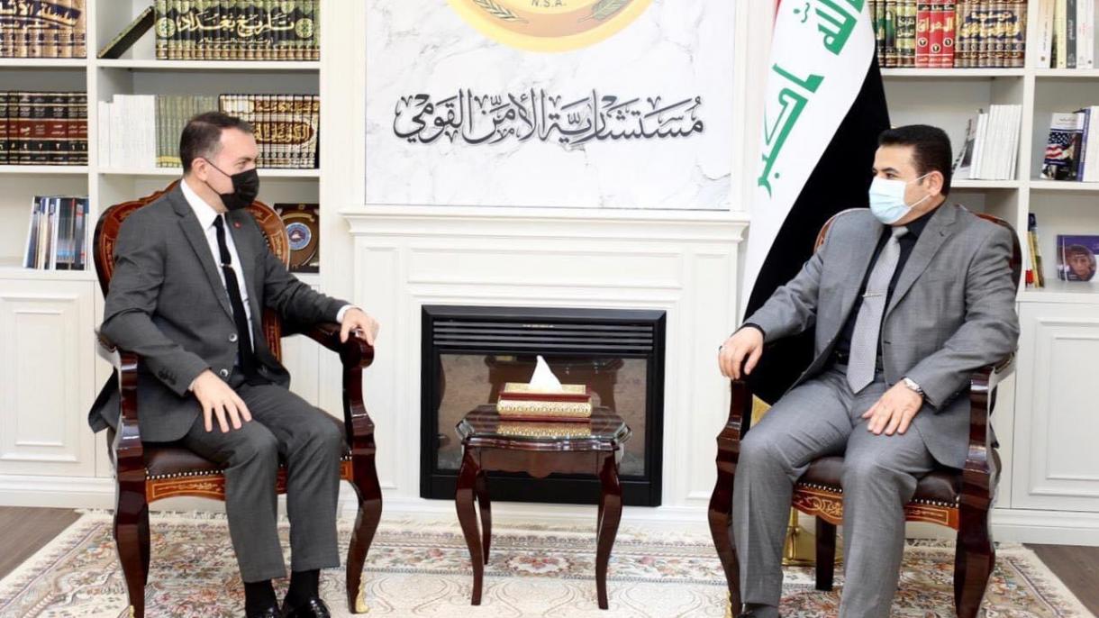 Турския посланик в Ирак се срещна със съветника на иракската служба за национална сигурност