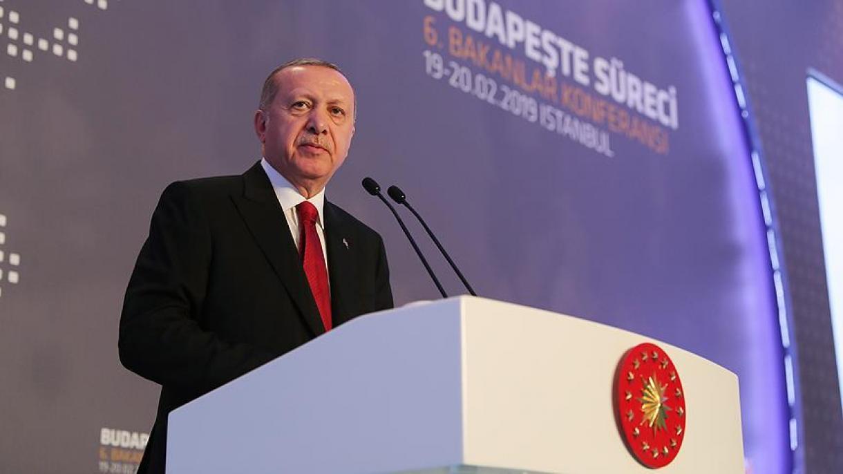 Prezident Erdo'g'an Budapesht  jarayoni 6-Vazirlar konferensiyasida so'zga chiqdi.