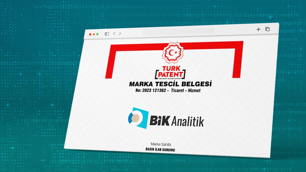 Καταχωρήθηκε το πρώτο εγχώριο λογισμικό BİK Analitik