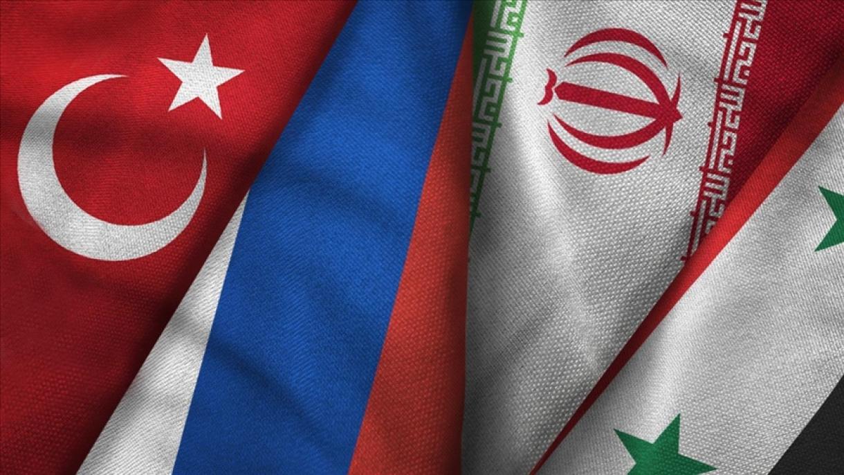 مذاکرات هیات‌های ترکیه، روسیه، ایران و سوریه در چارچوب بیستمین اجلاس آستانه