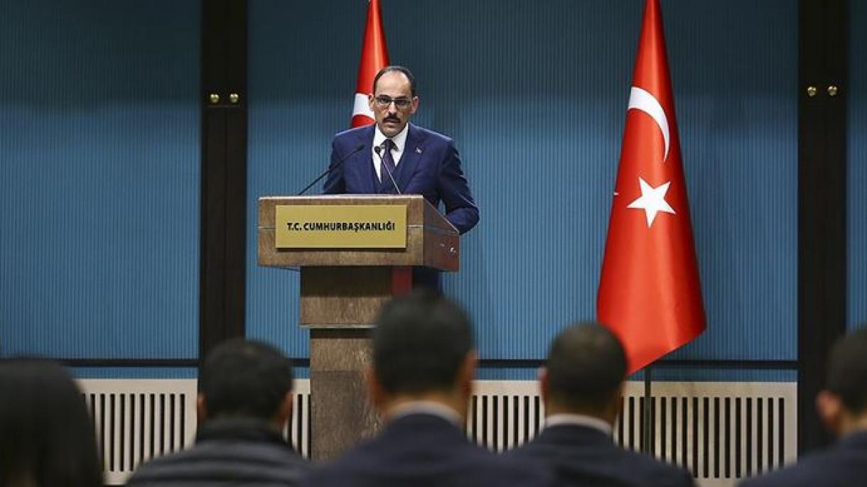 Ibrahim Kalın reaccionó duramente al Senado de EEUU