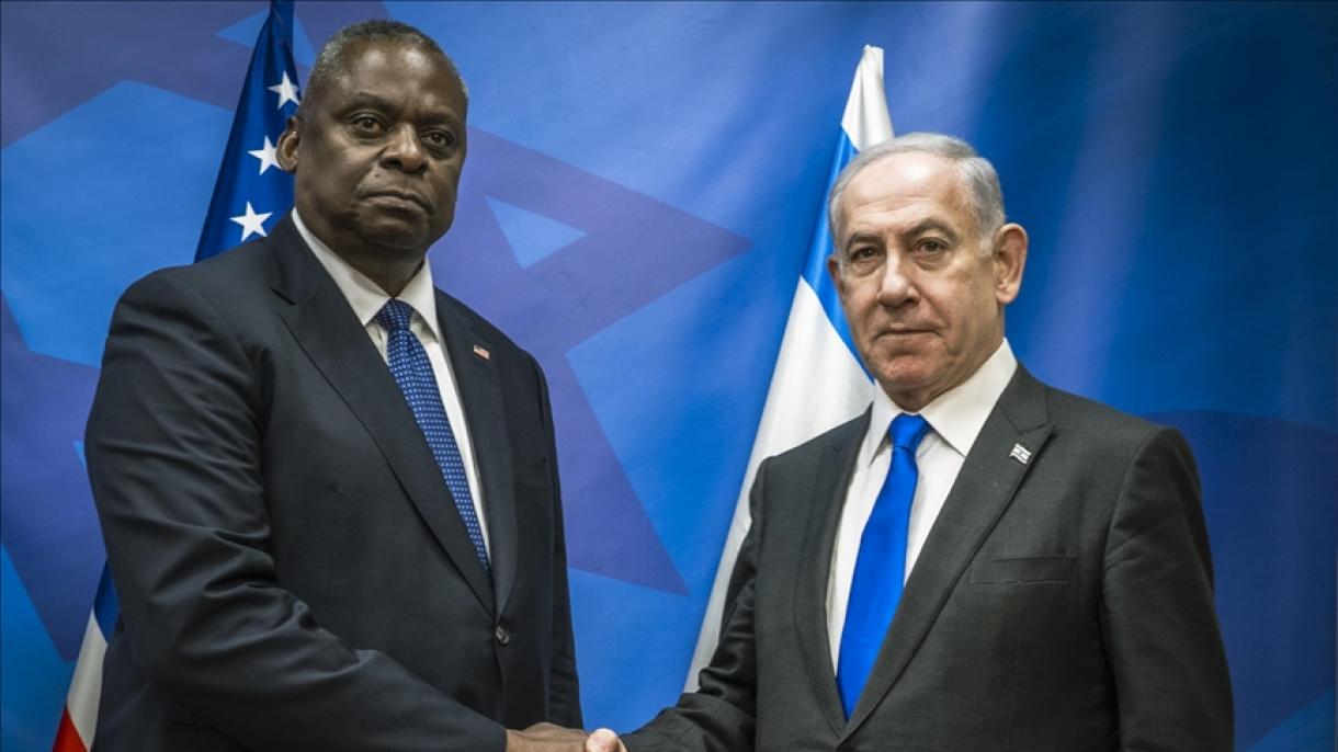 Il primo ministro israeliano Netanyahu incontra il suo omologo degli Stati Uniti, Lloyd Austin