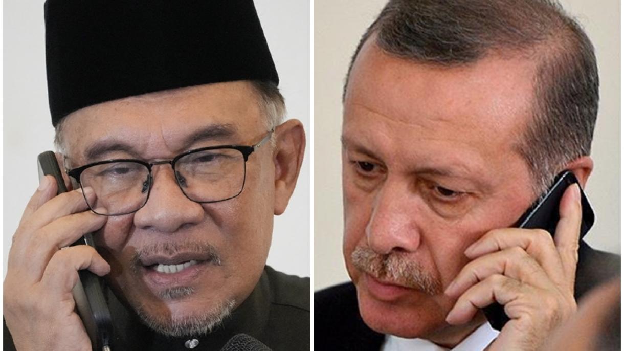 Prezident Erdogan, Malaýziýanyň Premýer-ministri Bilen Telefon Arkaly Söhbetdeşlik Geçirdi