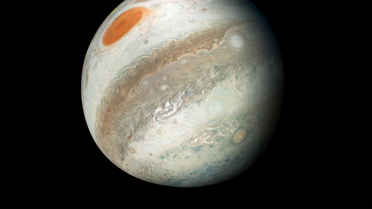 Juno ha sacado la imágen de 3D de la atmósfera de Júpiter