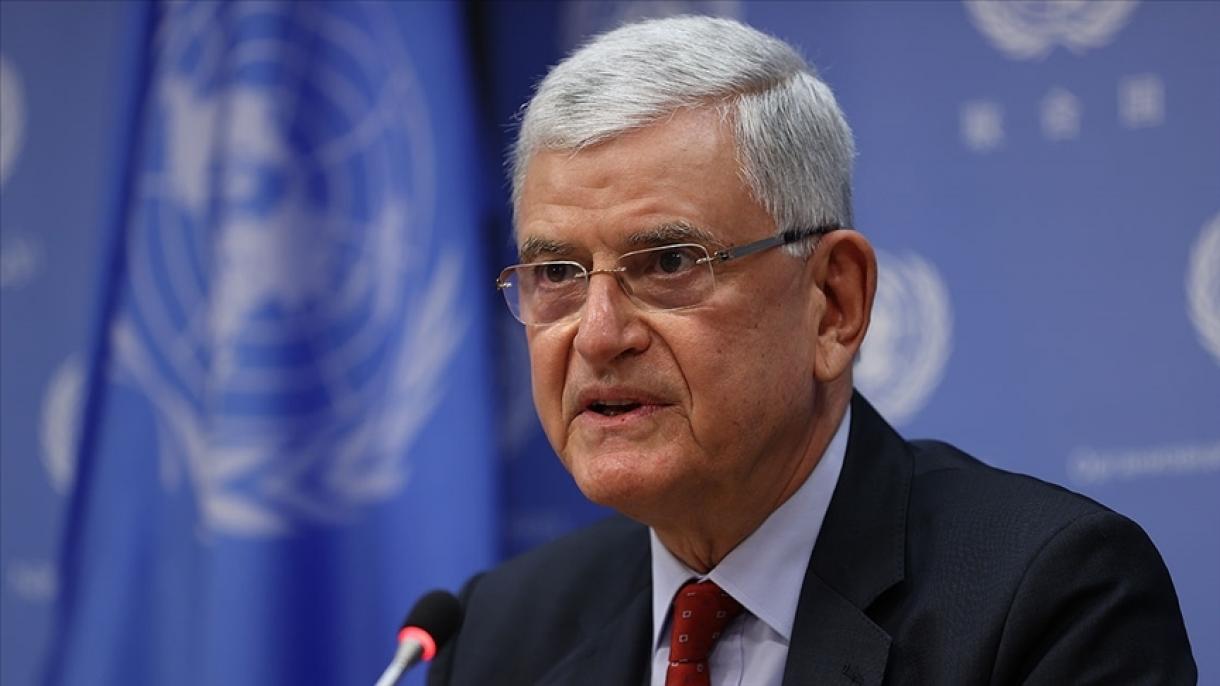 联合国大会主席就加沙停火发表声明