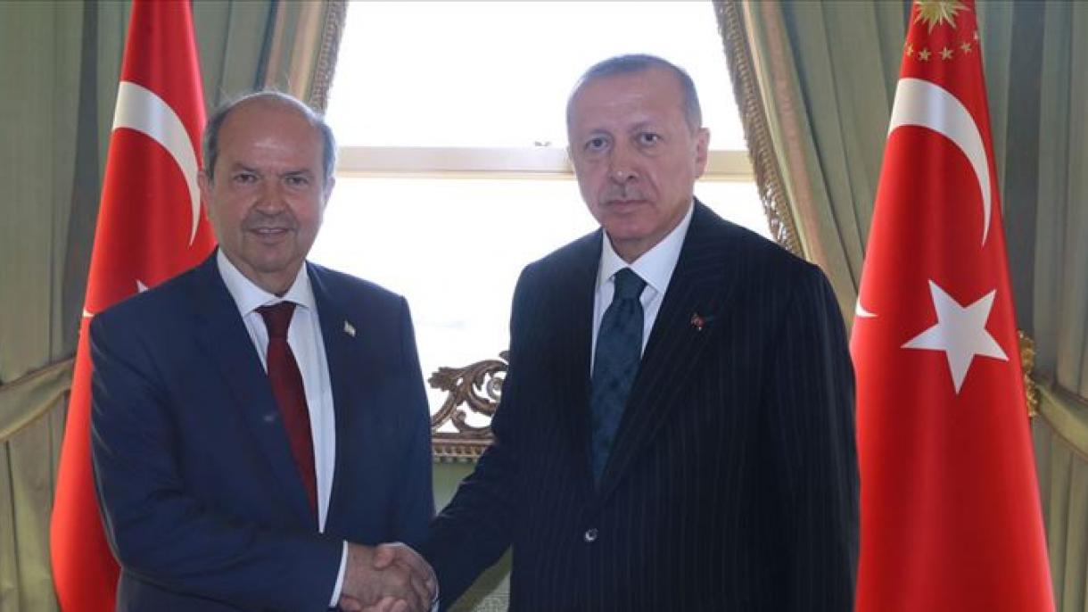 Erdogan recibió a Ersin Tatar
