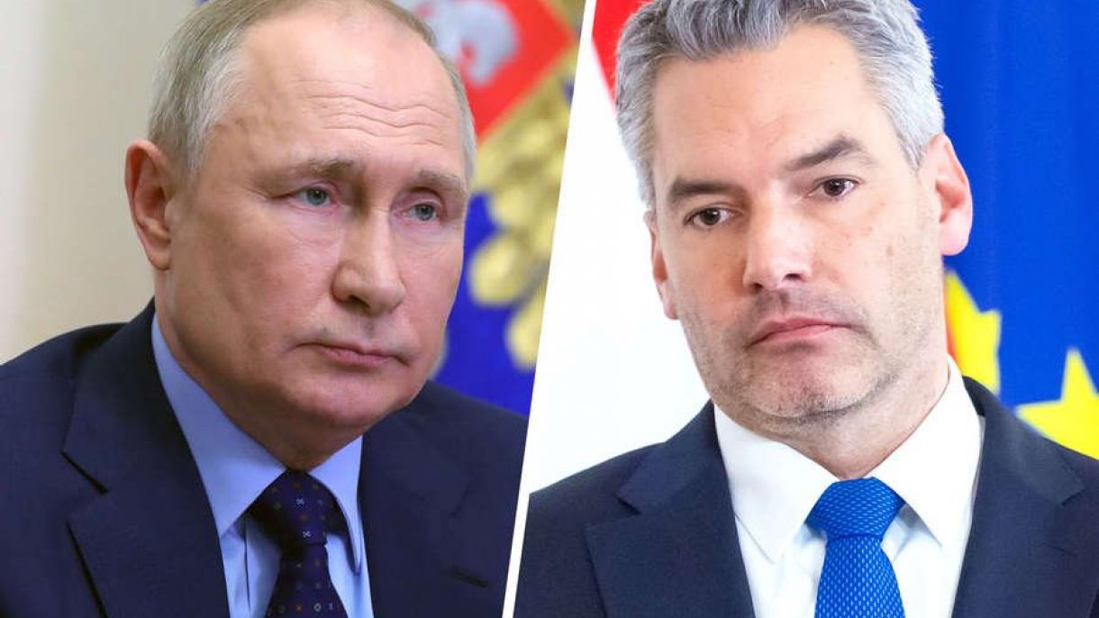 بیانیه صدراعظم اتریش پس از دیدارش با پوتین در مسکو