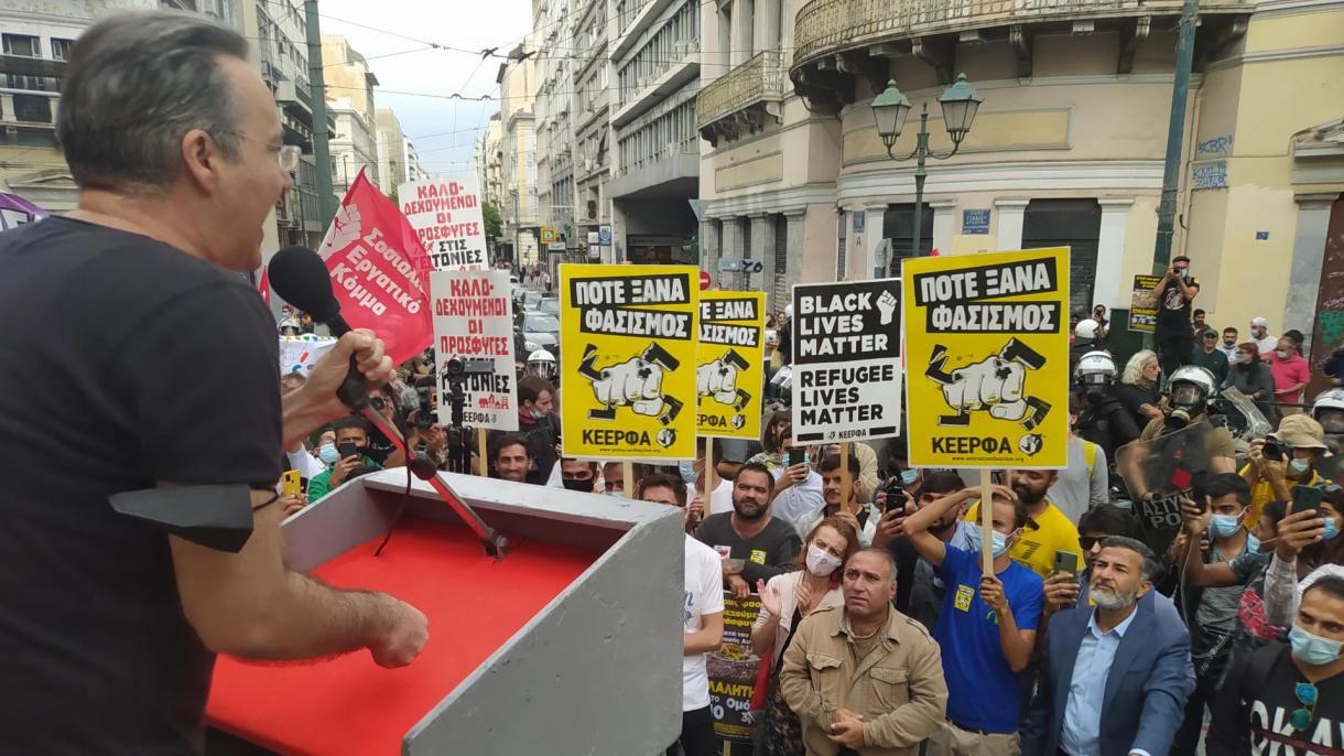 Грецияда расизмге жана фашизмге каршы демонстрация өттү