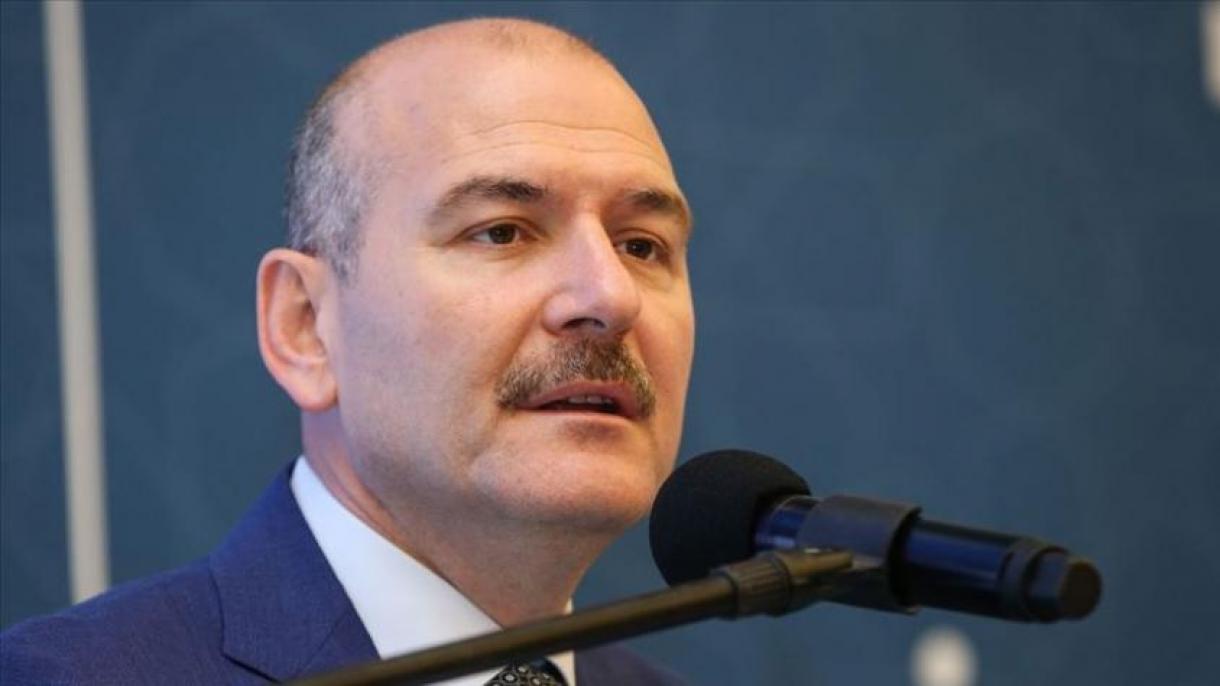 O Ministro do Interior Soylu declara sobre os sírios na Turquia