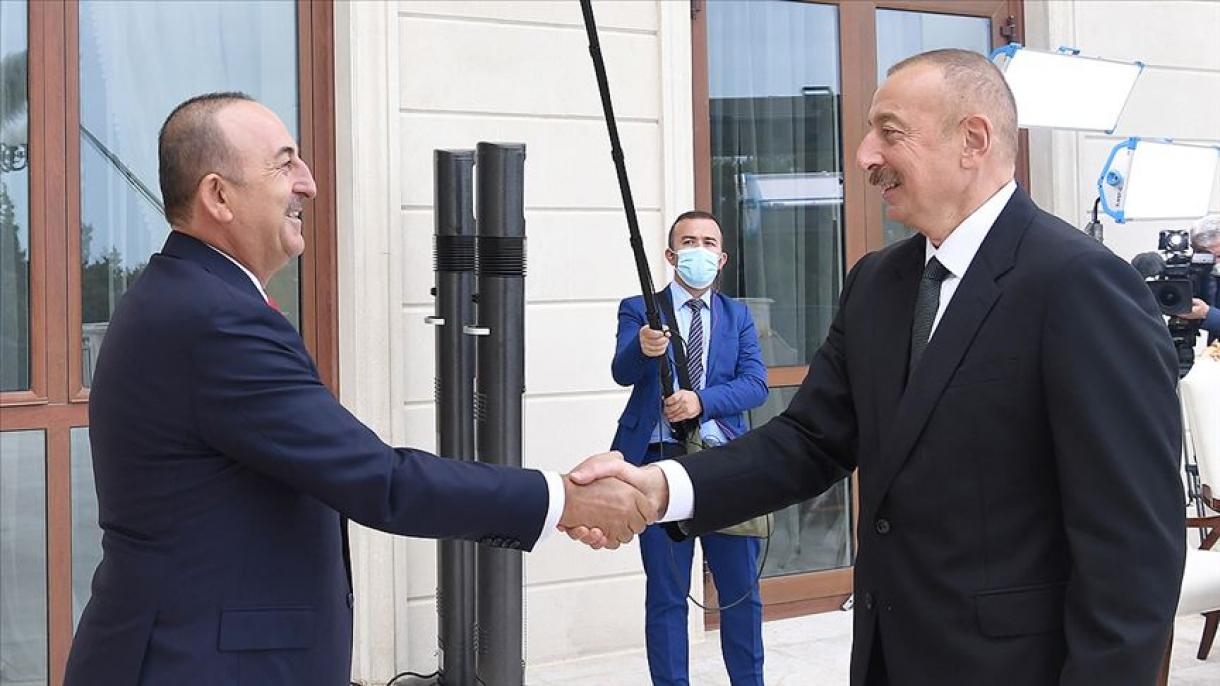 Chavusho‘g‘lu Bokuda Prezident Ilhom Aliyev tomonidan qabul qilindi