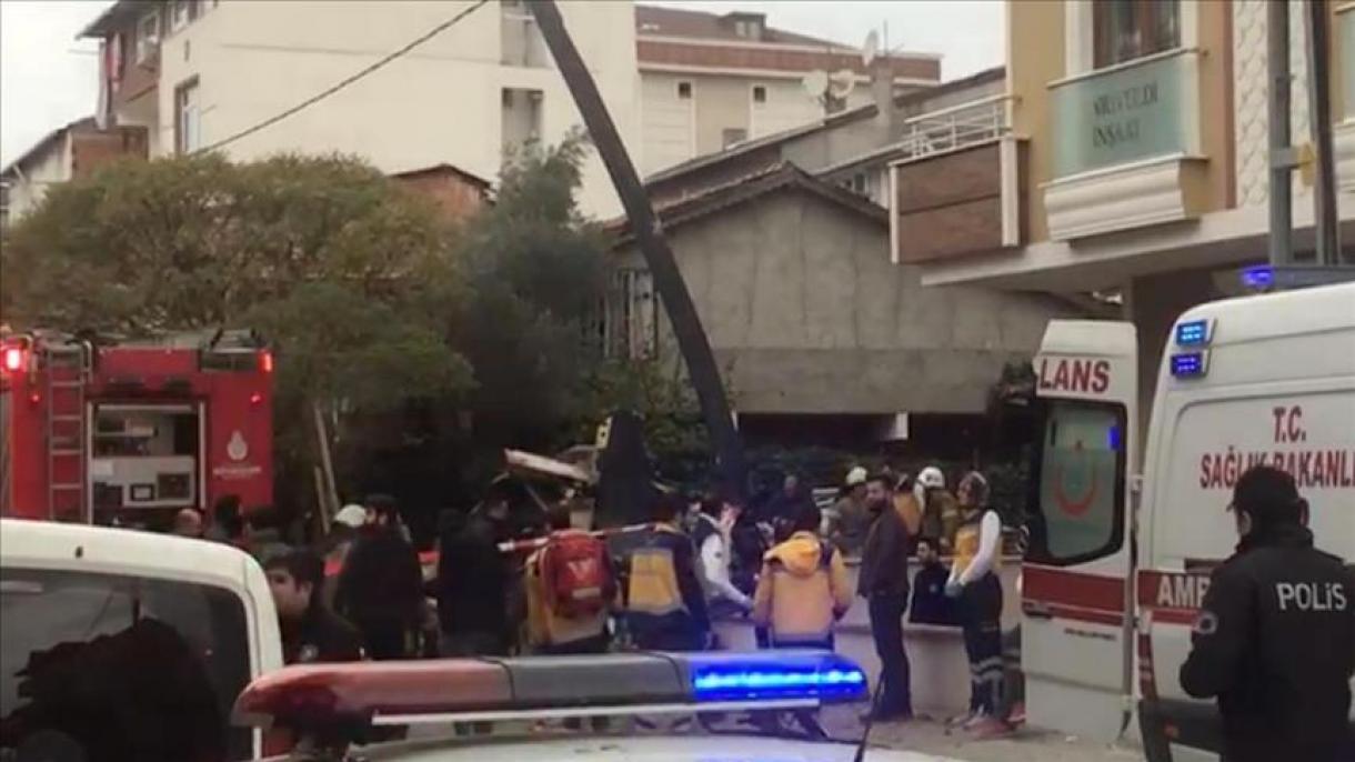 یک هلی کوپتر نظامی در استانبول سقوط کرد