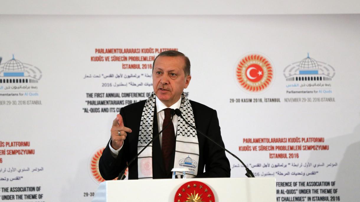 Erdogan: "Caso palestino es un caso común de los musulmanes"