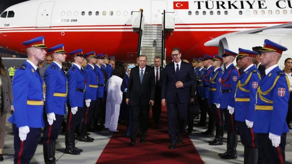 Президентът Ердоган пристигна в Сърбия...