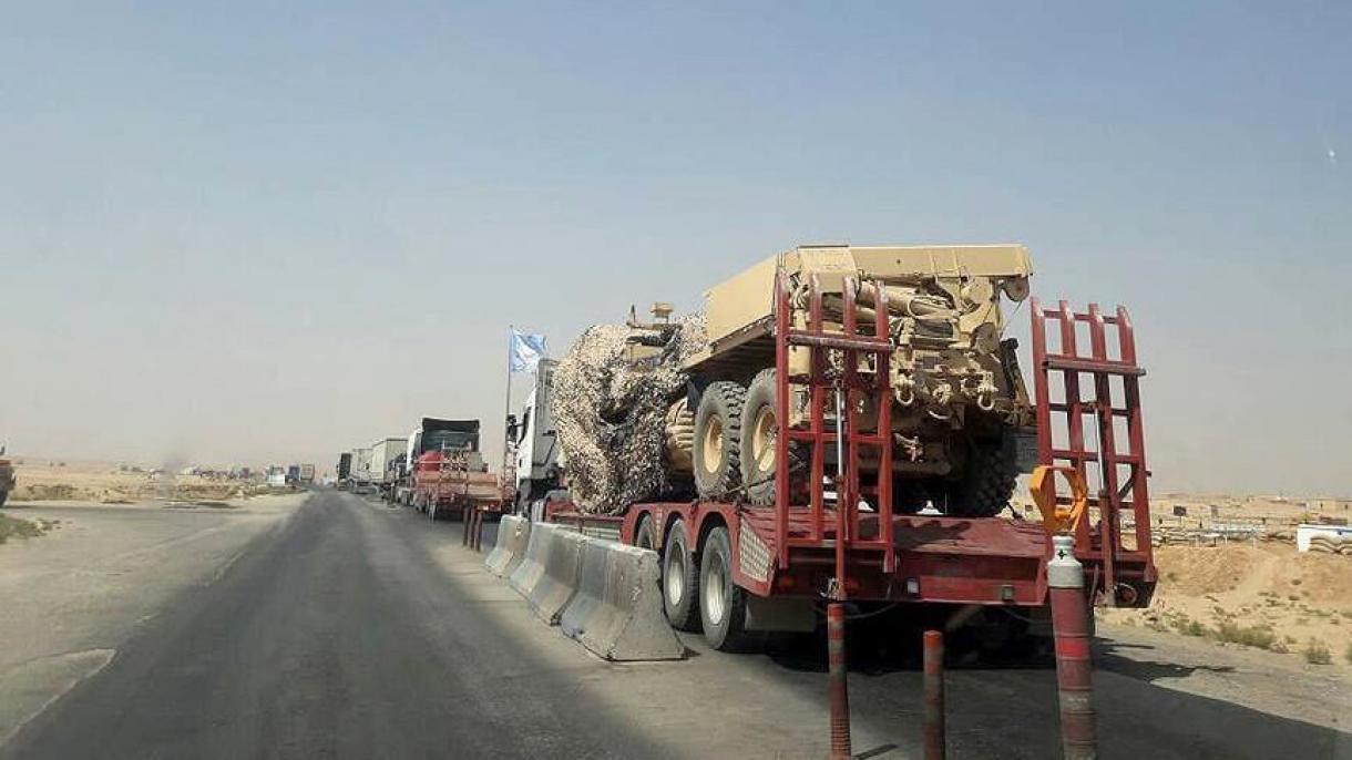 ارسال 80 تریلر حامل تجهیزات لوژیستیکی از سوی آمریکا به شمال سوریه