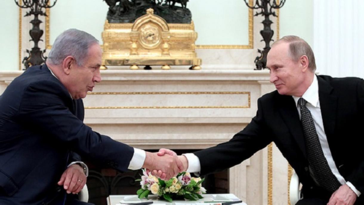 Путин разговаря с Нетаняху в Кремъл...