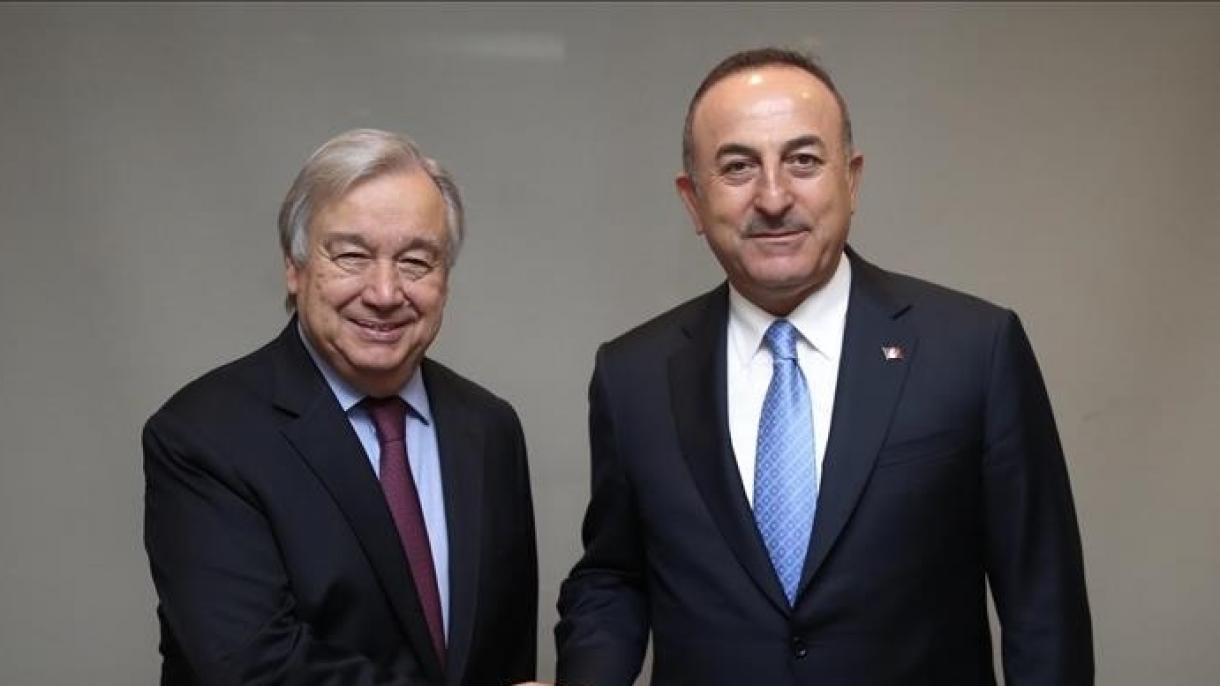 Cavusoglu e Guterres discutono degli ultimi sviluppi